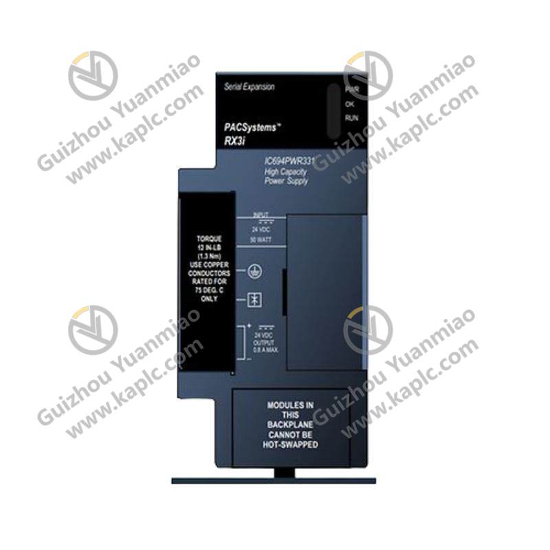 GE IC694PWR331 Power Supply 24 Vdc High Capacity