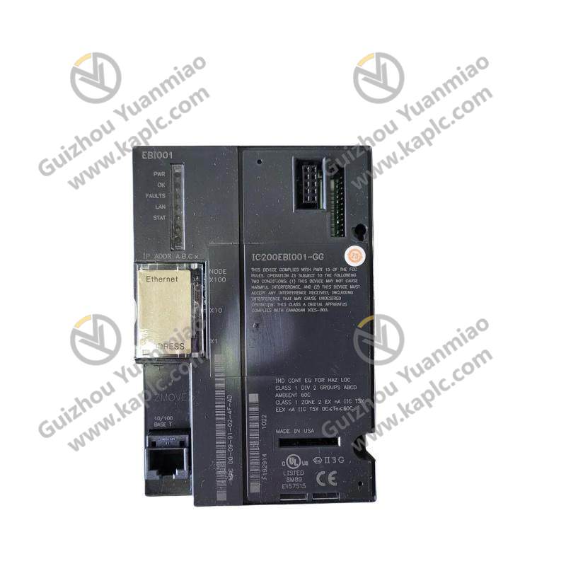 GE IC200EBI001 Ethernet Network Interface Unit